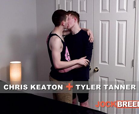 JockBreeders - Tyler Tanner Takes Chris Keatons Load