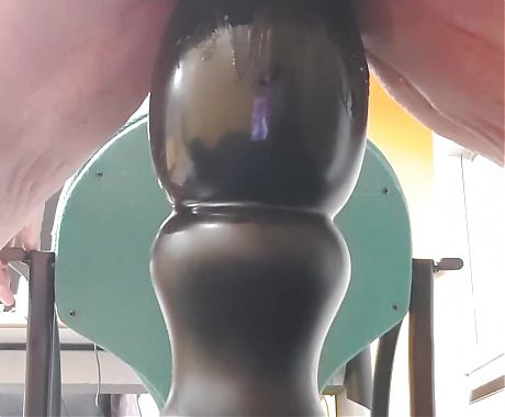 DEEP ANAL with the 92 mm EGG toy with 80 mm stand. Session 111. 20240329