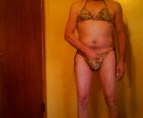 leopard bikini